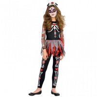 Costume Miss Scheletro Calavera