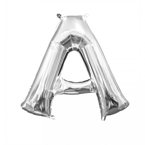 Palloncino Lettera A Argento (33 cm) 