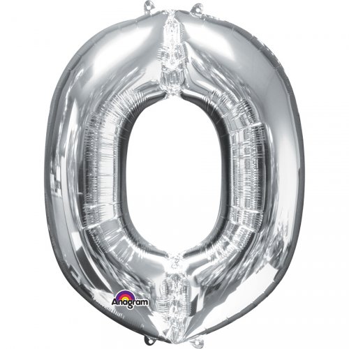 Palloncino Lettera O Argento (33 cm) 