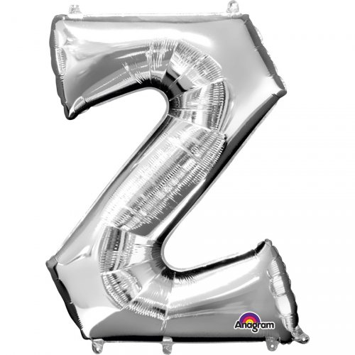Palloncino Lettera Z Argento (33 cm) 