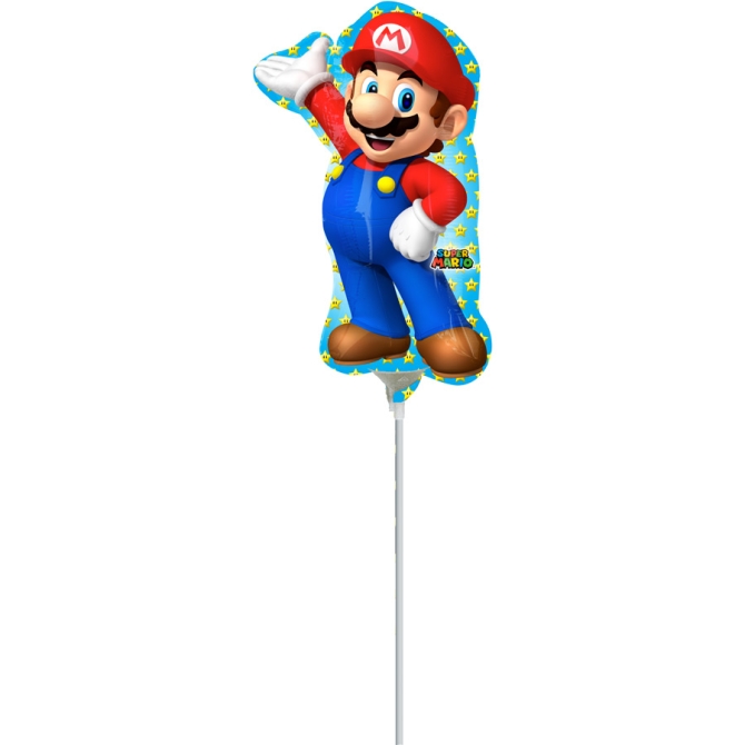 Palloncino con a forma di Mario (27 cm) 