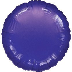 Palloncino Disco viola metallizzato (43 cm) 
