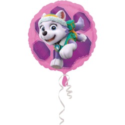 Palloncino piatto Stella e Everest PAW Patrol (43 cm). n1