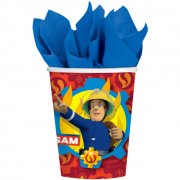 8 Bicchieri Sam il Pompiere Fireman