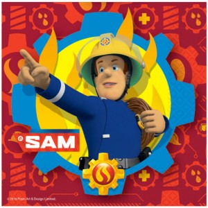 20 Tovaglioli Sam il Pompiere Fireman