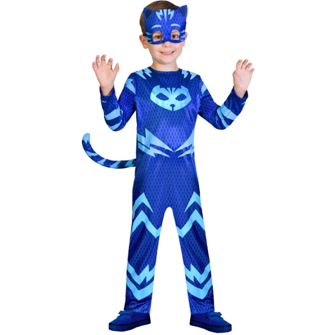 Costume Gatto Boy PJ Masks - Super pigiamini Blu 