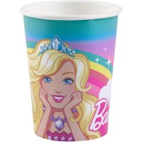 8 Bicchieri Barbie Unicorno
