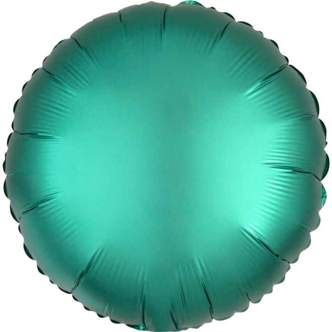 Palloncino Disco Raso Verde Giada (43 cm) 