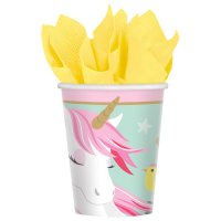 8 Bicchieri Unicorno Magico
