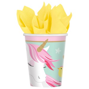 8 Bicchieri Unicorno Magico