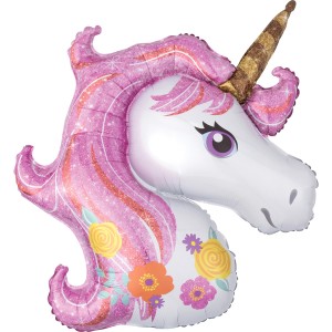 Palloncino gigante Unicorno magico (83 cm)