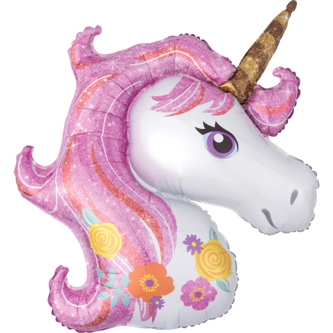 Palloncino gigante Unicorno magico (83 cm) 