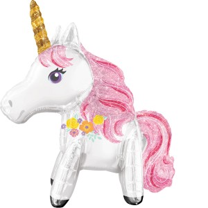 Palloncino gigante Unicorno magico 3D (63 cm)