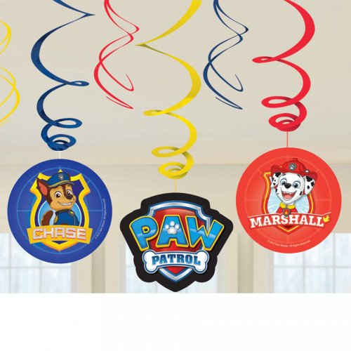6 Ghirlande Spirale Paw Patrol Friends 