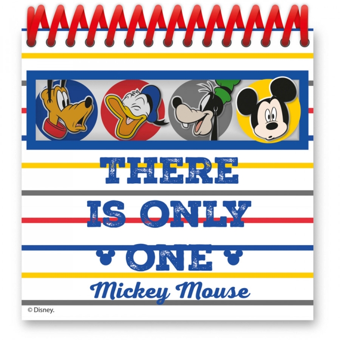 4 Blocchi per appunti Mickey (12, 5 cm) 