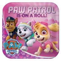 Contiene : 1 x 8 Piatti PAW Patrol Rosa