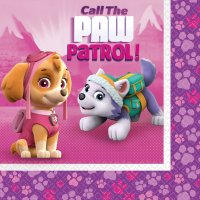 Contiene : 1 x 16 Tovaglioli PAW Patrol Rosa