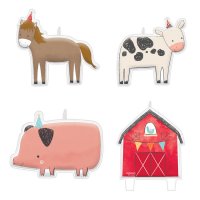 Contiene : 1 x 4 candele Ferme en Folie