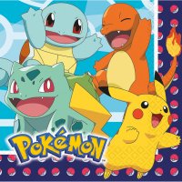 Contiene : 1 x 16 Tovaglioli Pokemon Friends