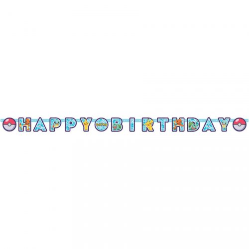 Ghirlanda Happy Birthday Pokmon Friends (2,18 m) 