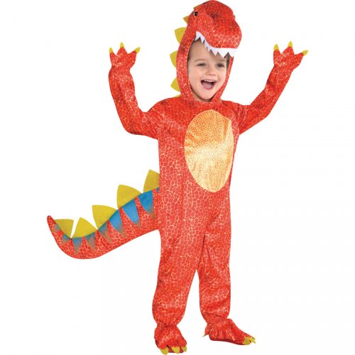 Costume Dinosauro Rosso 