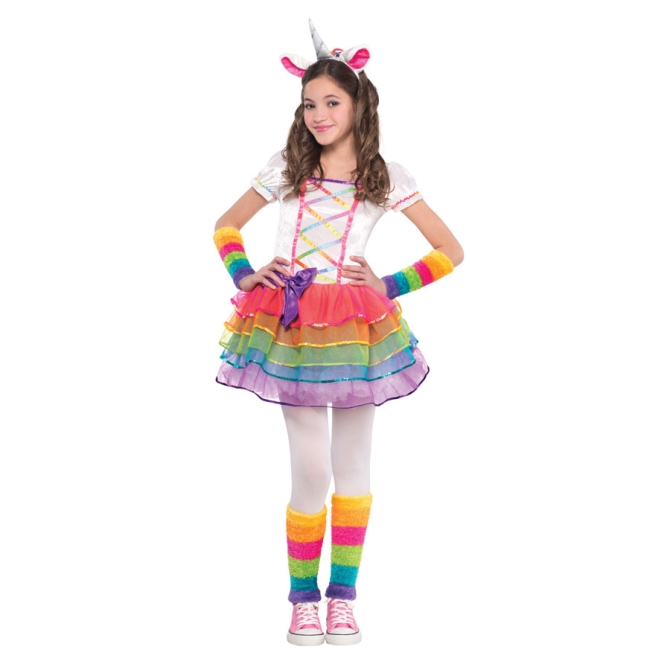 Costume Miss Unicorno Rainbow 