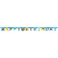 Contiene : 1 x Ghirlanda lettere Happy Birthday top wing