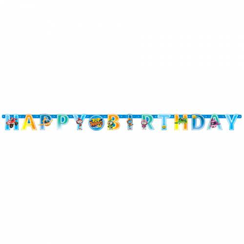 Ghirlanda lettere Happy Birthday top wing 