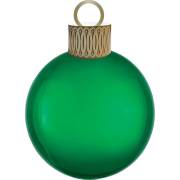 Palloncino Tondo Orbz Pallina di Natale Verde