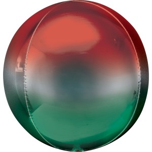 Palloncino Orbz Ombr Verde/Rosso