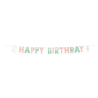 Ghirlande lettere Happy Birthday Hello Pets