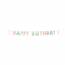 Contient : 1 x Ghirlande lettere Happy Birthday Hello Pets