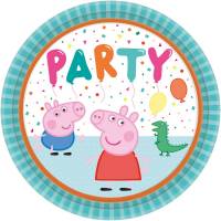 8 Piatti - Peppa Pig Party