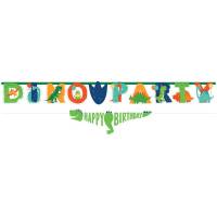 Contiene : 1 x Kit 2 ghirlande - Happy Dino Party