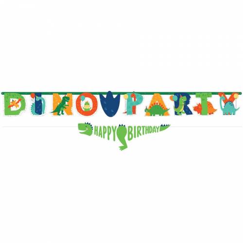 Kit 2 ghirlande - Happy Dino Party 
