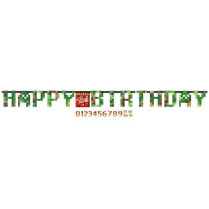 Ghirlande lettere Happy Birthday TNT Party !