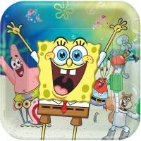Contiene : 1 x 8 Piatti Spongebob