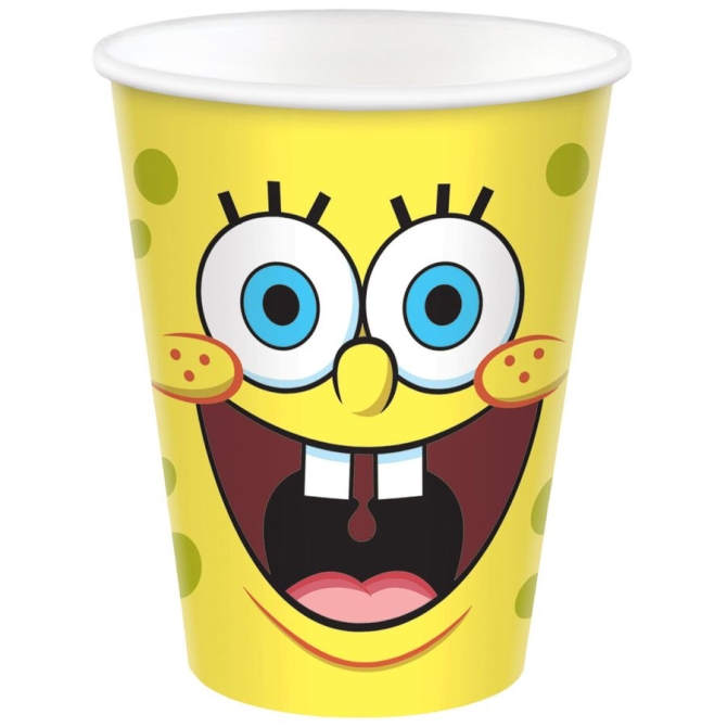 8 Gobelets Spongebob 