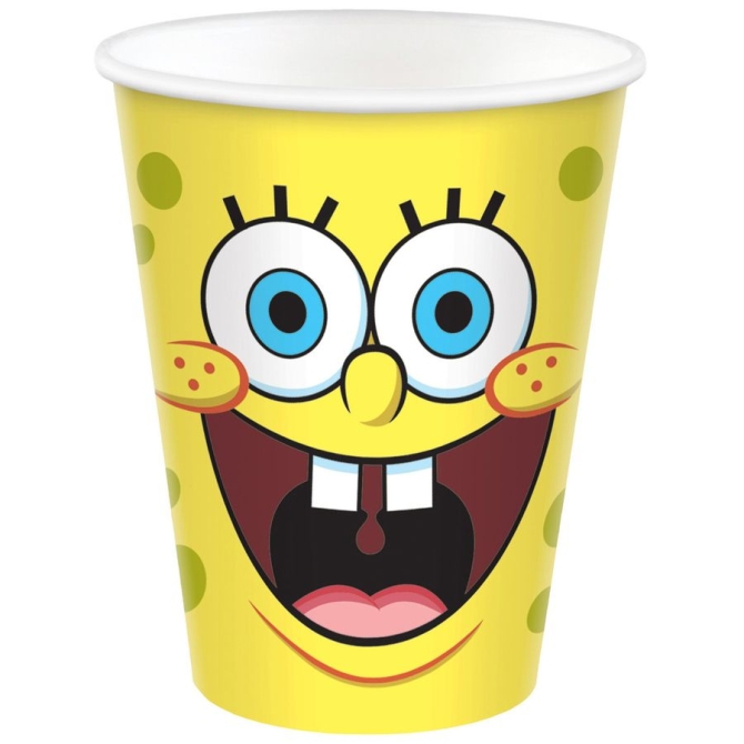 8 Gobelets Spongebob 