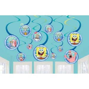 12 Ghirlande Spirale Spongebob