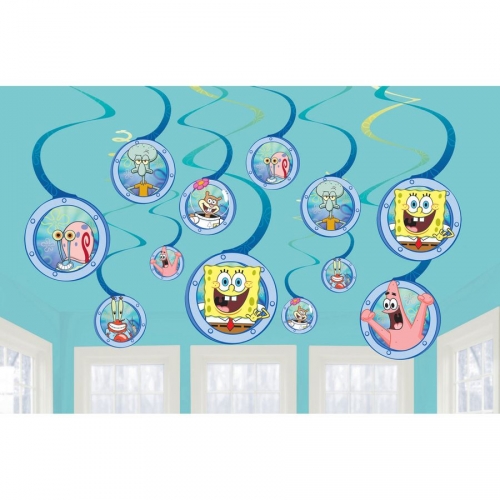 12 Ghirlande Spirale Spongebob 