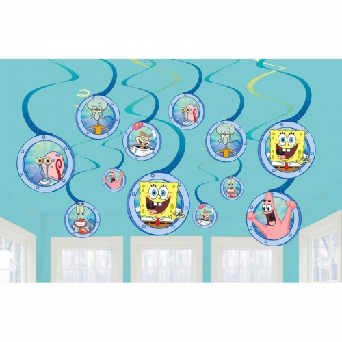 12 Ghirlande Spirale Spongebob 