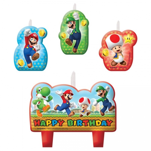 4 Candeline Mario 