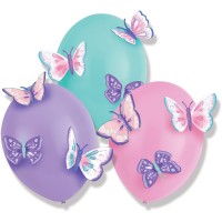 Contiene : 1 x 3 palloncini Farfalla vintage