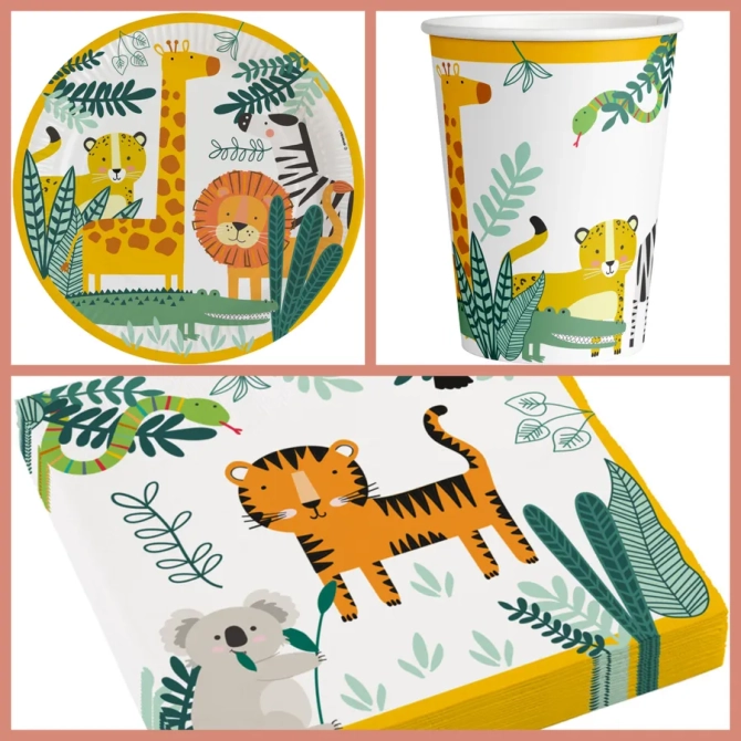 Party box Animali della giungla 