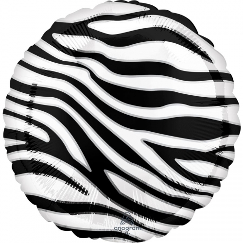 Palloncino sgonfio Zebrato -  43 cm 