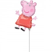 Palloncino con asticella - Peppa Pig