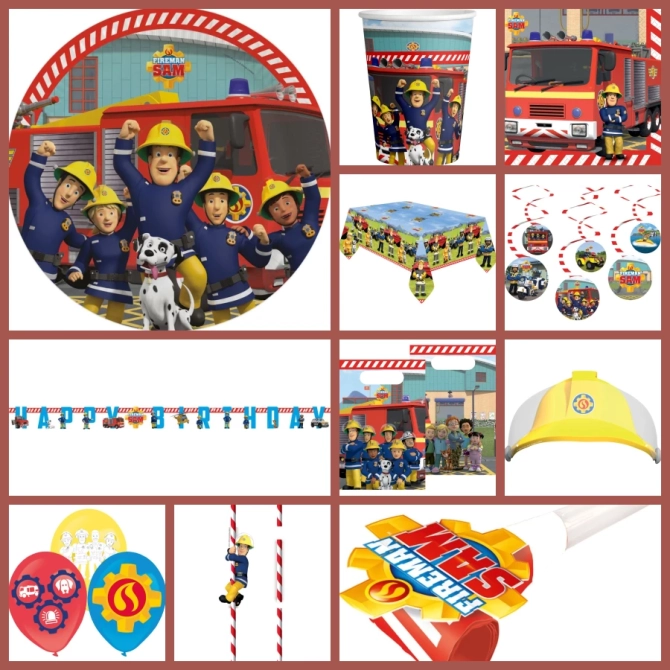Maxi Party Box Sam il Pompiere 