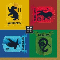 Contiene : 1 x 16 Tovaglioli Harry Potter Houses