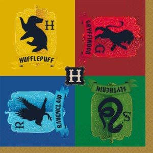 16 Tovaglioli Harry Potter Houses
